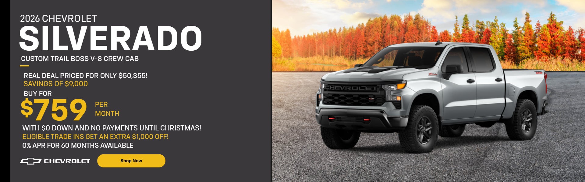 2026 Chevrolet Silverado 1500 Custom Trail Boss